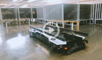 （玲珑轮胎），4T重载背负式AGV搬运方案，自主研发设计潜入举升AGV